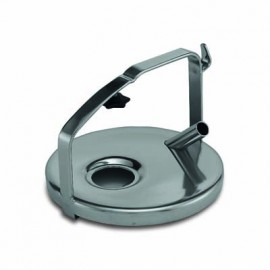 Capac inox pentru bidon muls la conductă DeLaval