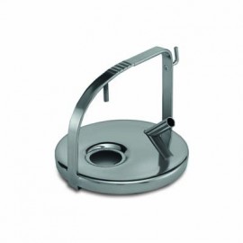 Capac inox pentru bidon muls la conductă DeLaval 2