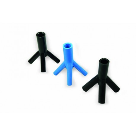 Distribuitor negru cu 4 ieșiri