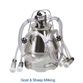 Instalație de muls capre și oi la bidon