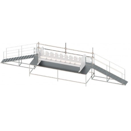 Stand fix de blocare și hrănire