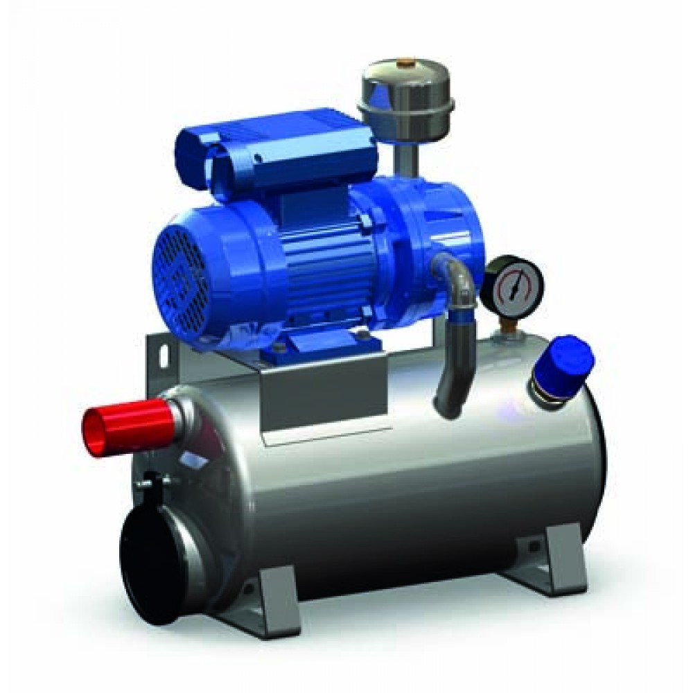 Pompă de vacuum GPV 200 cu tanc 22L - 200L/min (model uscat)