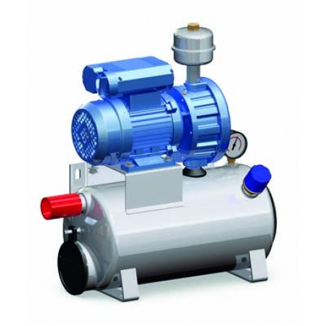 Pompă de vacuum GPV 280 cu tanc 22L - 280L/min (model uscat)