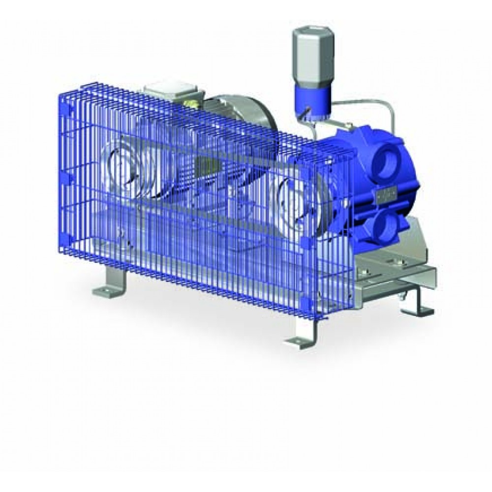 Pompa de vacuum GPV 2200 / 1500 / 1000 DeLaval cu suport