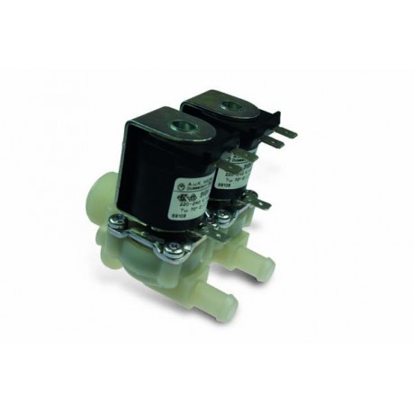 Valvă selenoidă dublă cu ieșire dreapta de 10.5mm